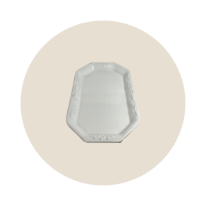 Medium Scollop White